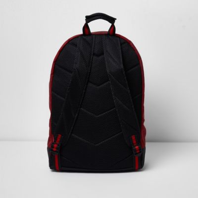 Dark red washed backpack